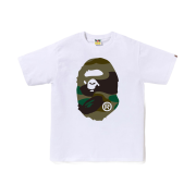 BAPE Giant 1st Camo Big Ape Head T-Shirt White Green