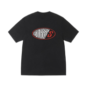 Stussy Pitstop Pigment Dyed T-Shirt Black