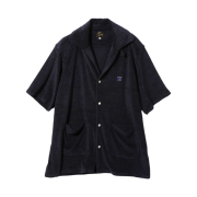 Needles S/S Italian Collar Shirt Navy