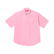 Supreme Loose Fit S/S Oxford Shirt Pink - 24SS
