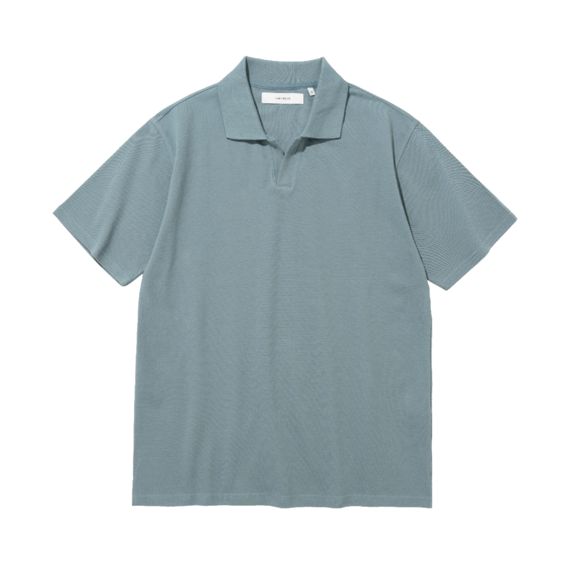 25SSOPT006 LAB TWELVE Overfit Pique Shirt Light Blue