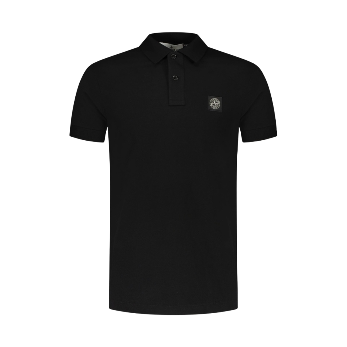 스톤 아일랜드 2SC17 스트레치 코튼 피케 폴로 셔츠 블랙 - 24SS(Stone Island 2SC17 Stretch Cotton Pique Polo Shirt Black - 24SS) - 1