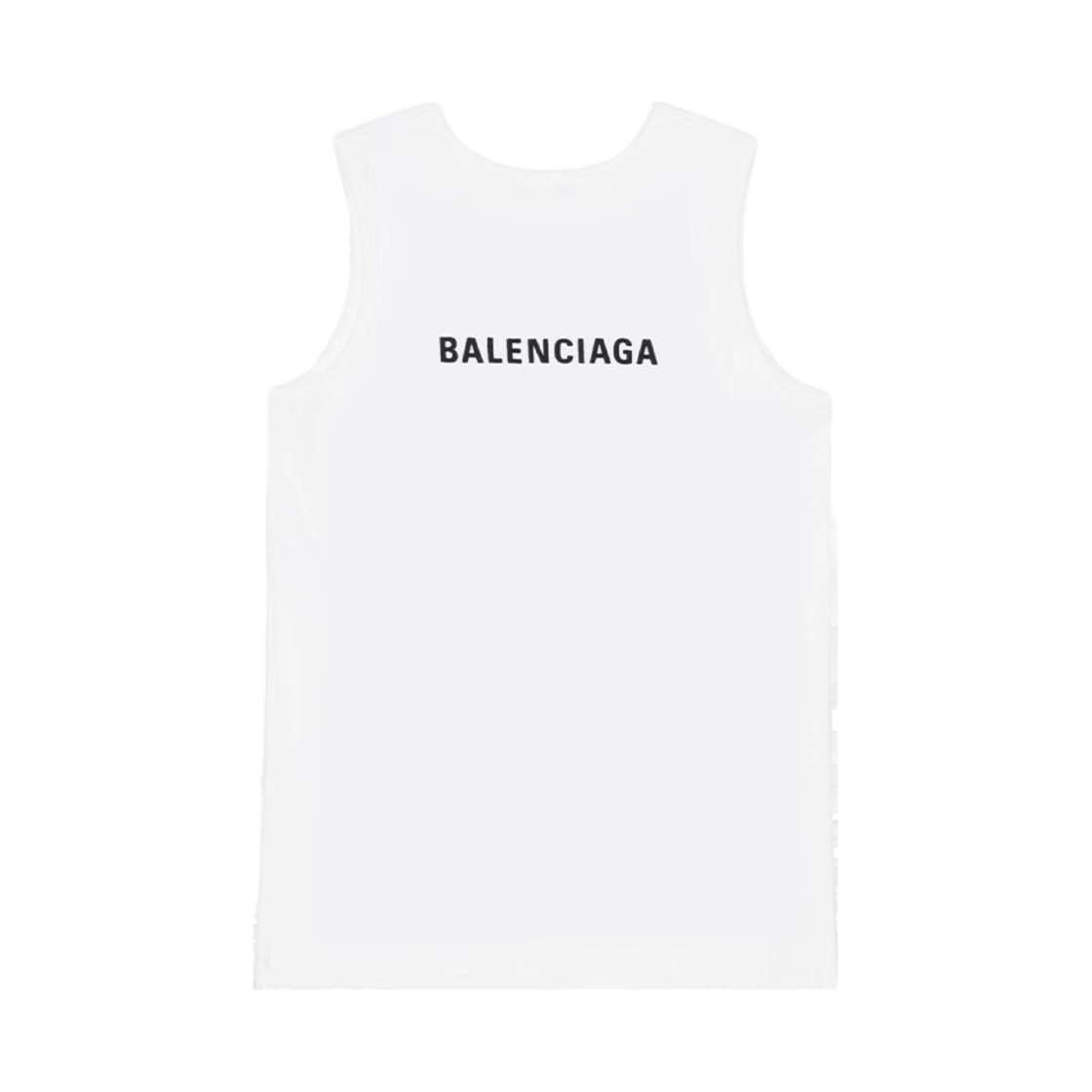 (W) 발렌시아가 루즈 탱크탑 오프 화이트((W) Balenciaga Loose Tank Top Off White) - 2