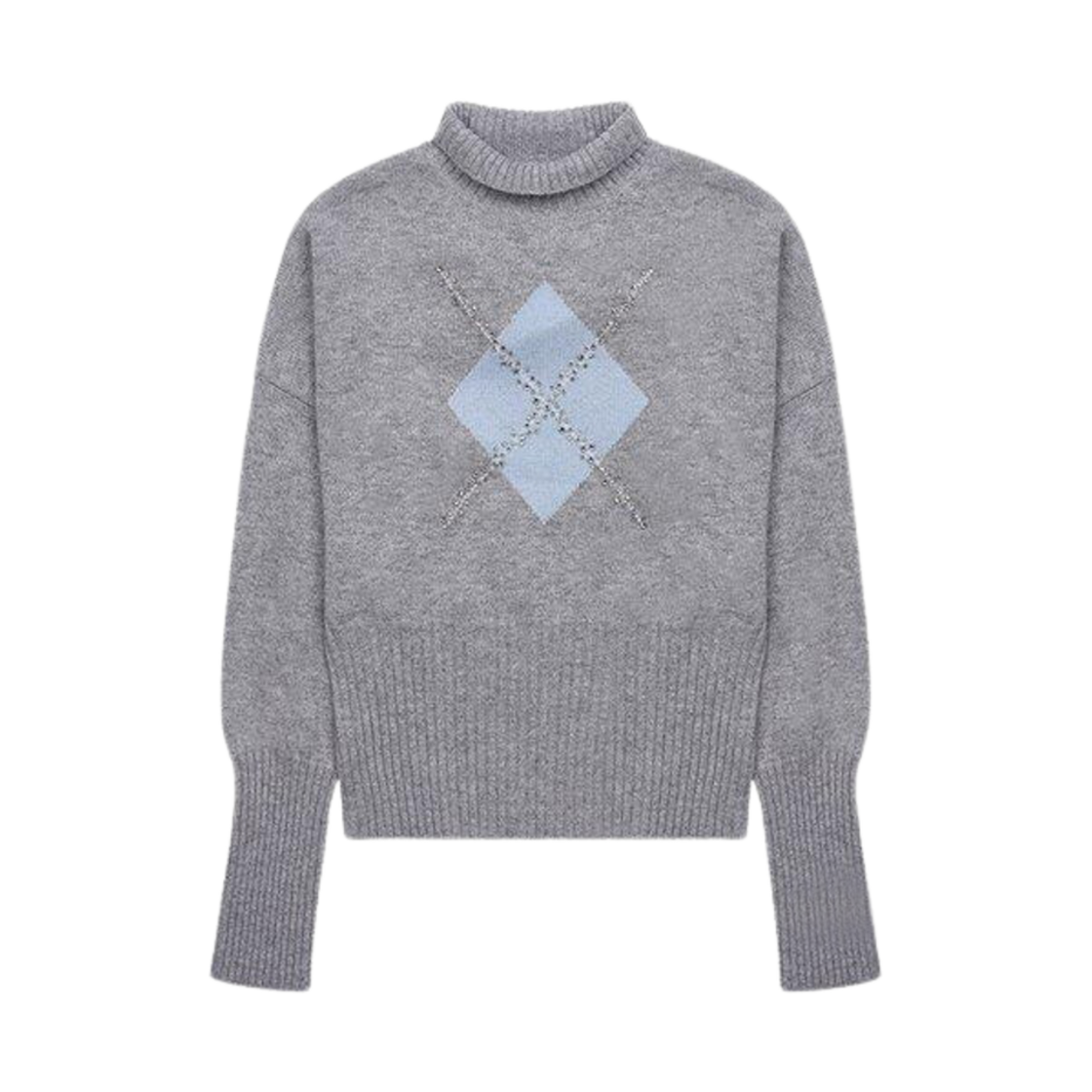 (W) 막스마라 스튜디오 누치아 울 스웨터 라이트 그레이((W) Max Mara Studio Nuccia Wool Sweater Light Grey) - 1