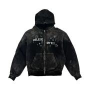 GRAILZ Deleted My Ex Zip Hoodie Black