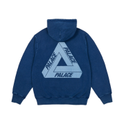 Palace Pigment Wash Tri-Ferg Zip Hood Navy - 24SS