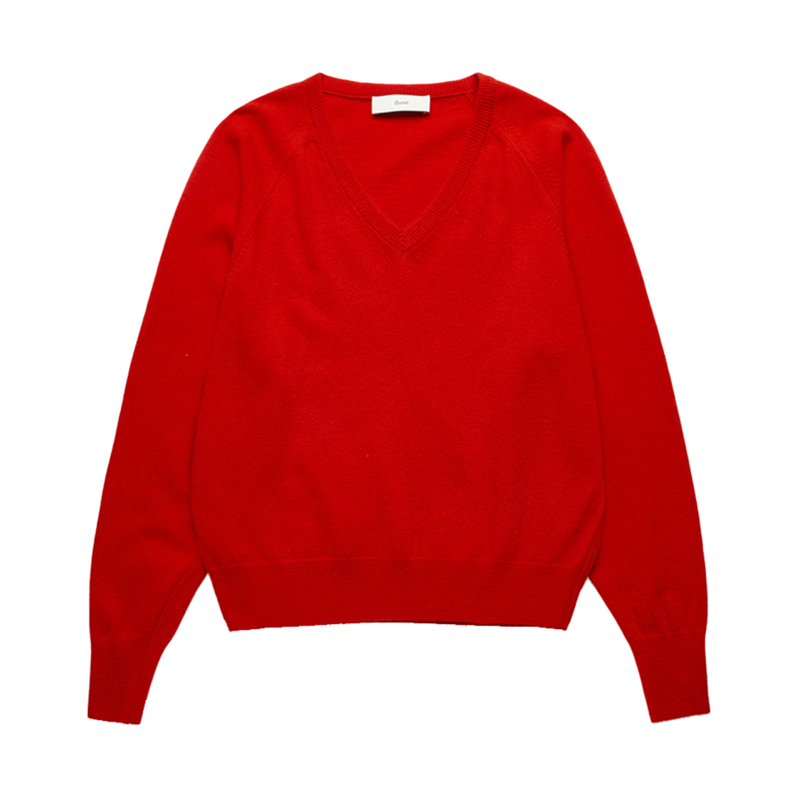 던스트 브이넥 래글런 스웨터 레드(Dunst V-Neck Raglan Sweater Red) - 1