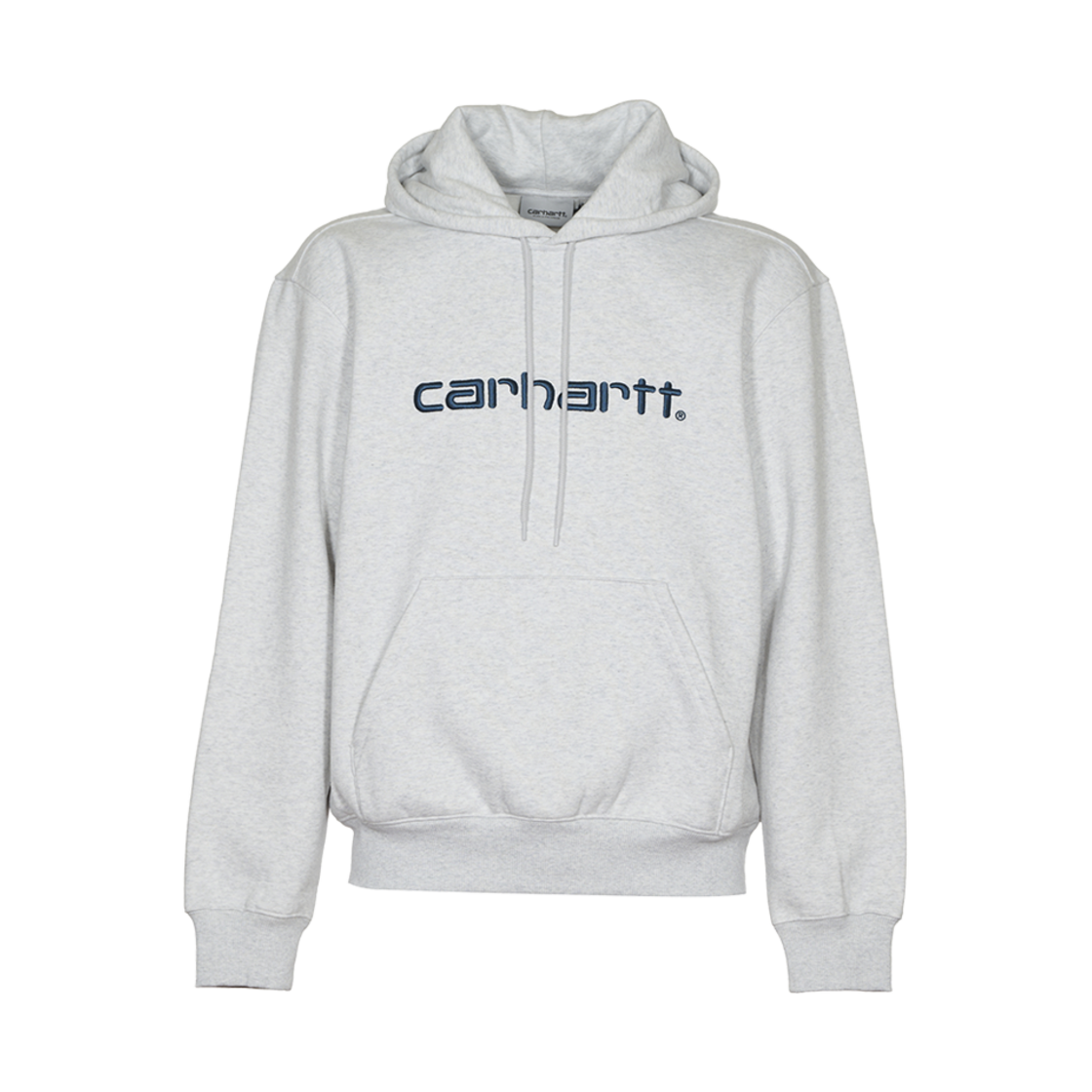칼하트 WIP 후드 칼하트 스웨트셔츠 애쉬 헤더 덕 블루