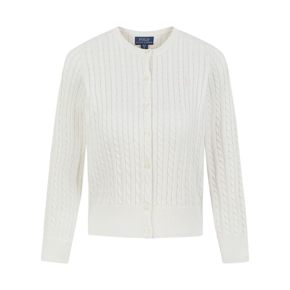 [15% 적립] 폴로 랄프 로렌 칠드런 미니 케이블 코튼 가디건 내추럴([15% 적립] Polo Ralph Lauren Children Mini Cable Cotton Cardigan Natural)
