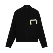Jacquemus La Chemise De Nimes Denim Shirt Black Brown