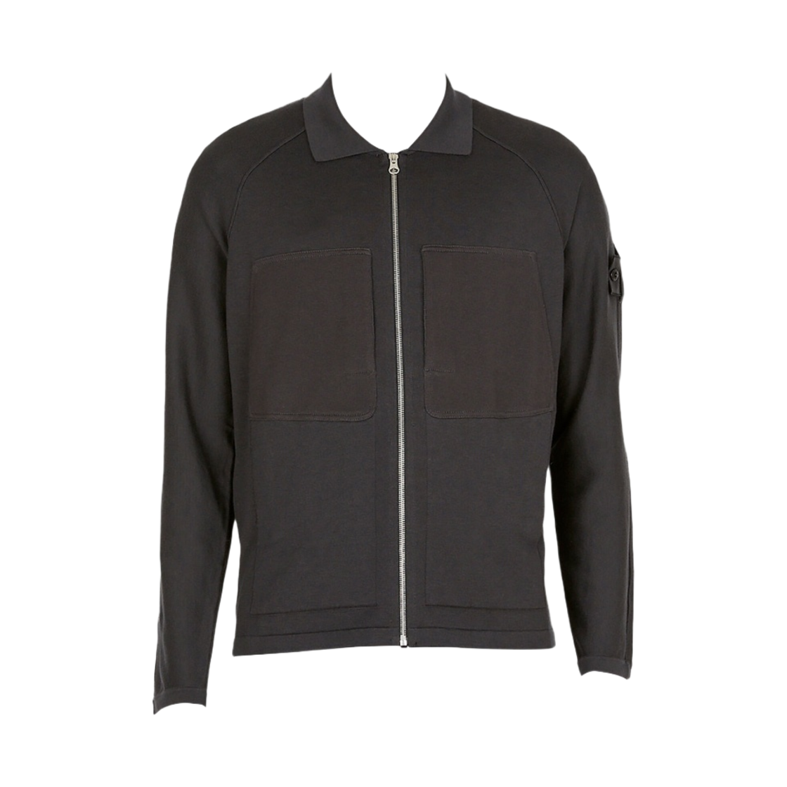 스톤 아일랜드 쉐도우 프로젝트 5051S 니트 오버셔츠 카키 브라운 - 22FW(Stone Island Shadow Project 5051S Knit Overshirt Khaki Brown - 22FW) - 1