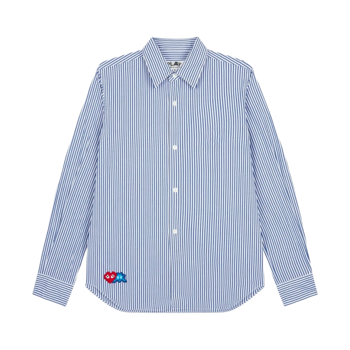 P1-B026-051-1 Play Comme des Garcons Striped Shirt Blue
