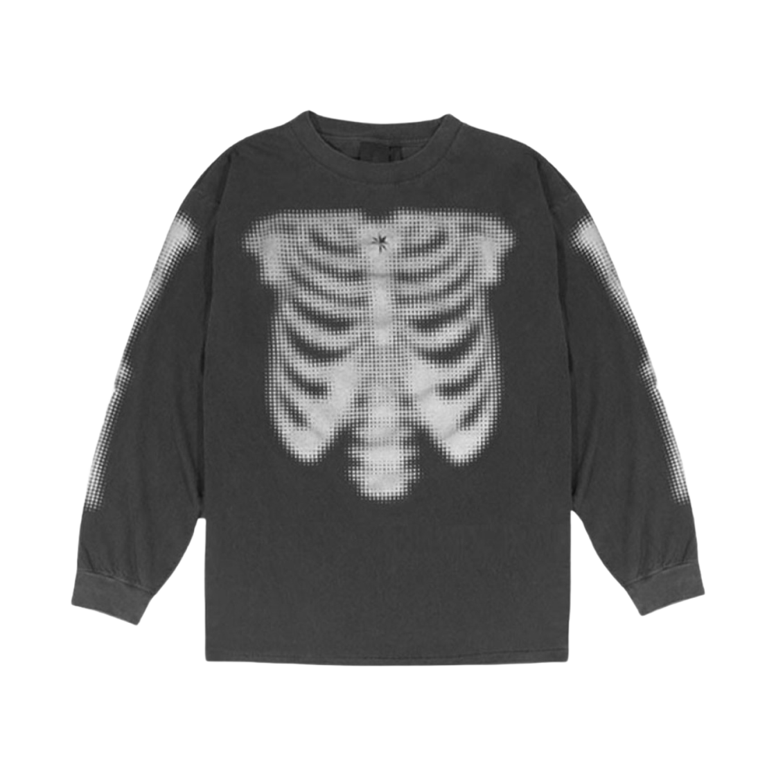 다크룸 스튜디오 x 찬스 클로딩 본즈 롱슬리브 차콜(Darkr8m Studio x Chance Clothing Bones L/S Charcoal)