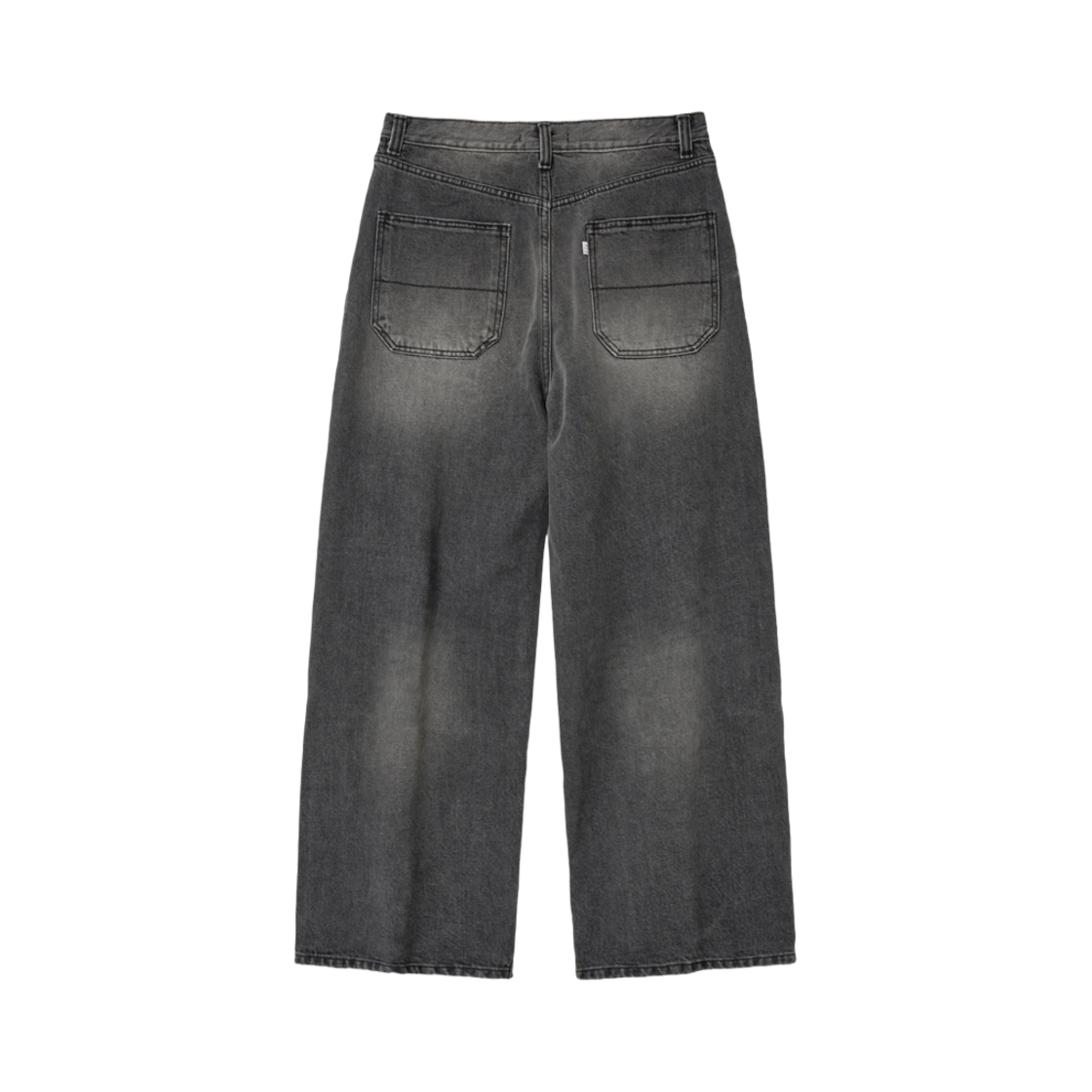 해칭룸 플레어 버튼 진 워시드 블랙(Hatchingroom Flare Button Jeans Washed Black) - 2