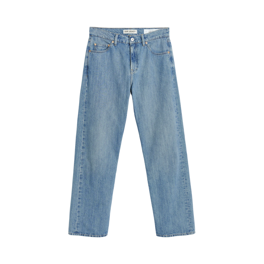 M2235FMB Our Legacy Formal Cut Mid Blue Bleach Denim