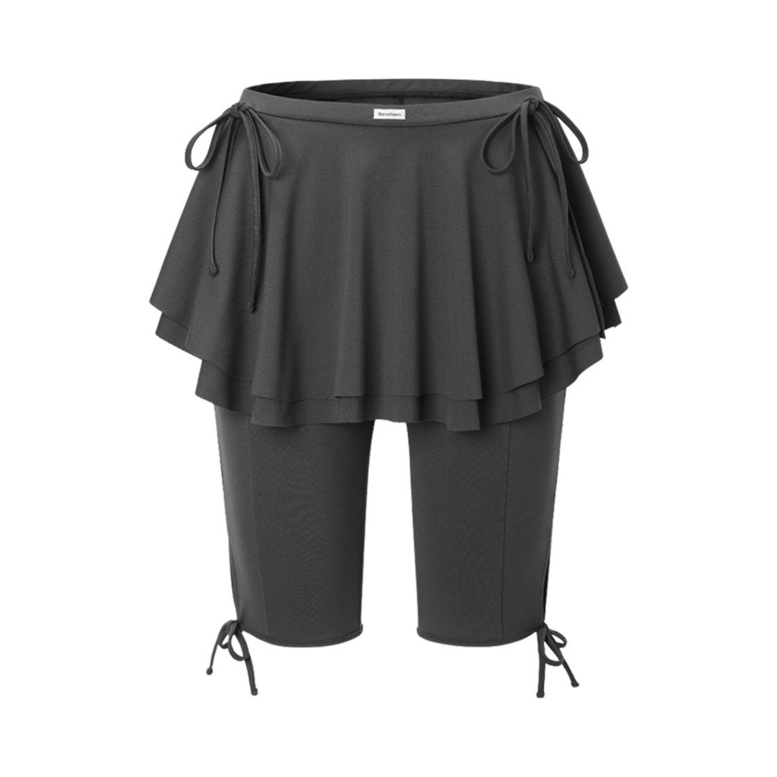 - (W) Threetimes Bagel Skirt Charcoal