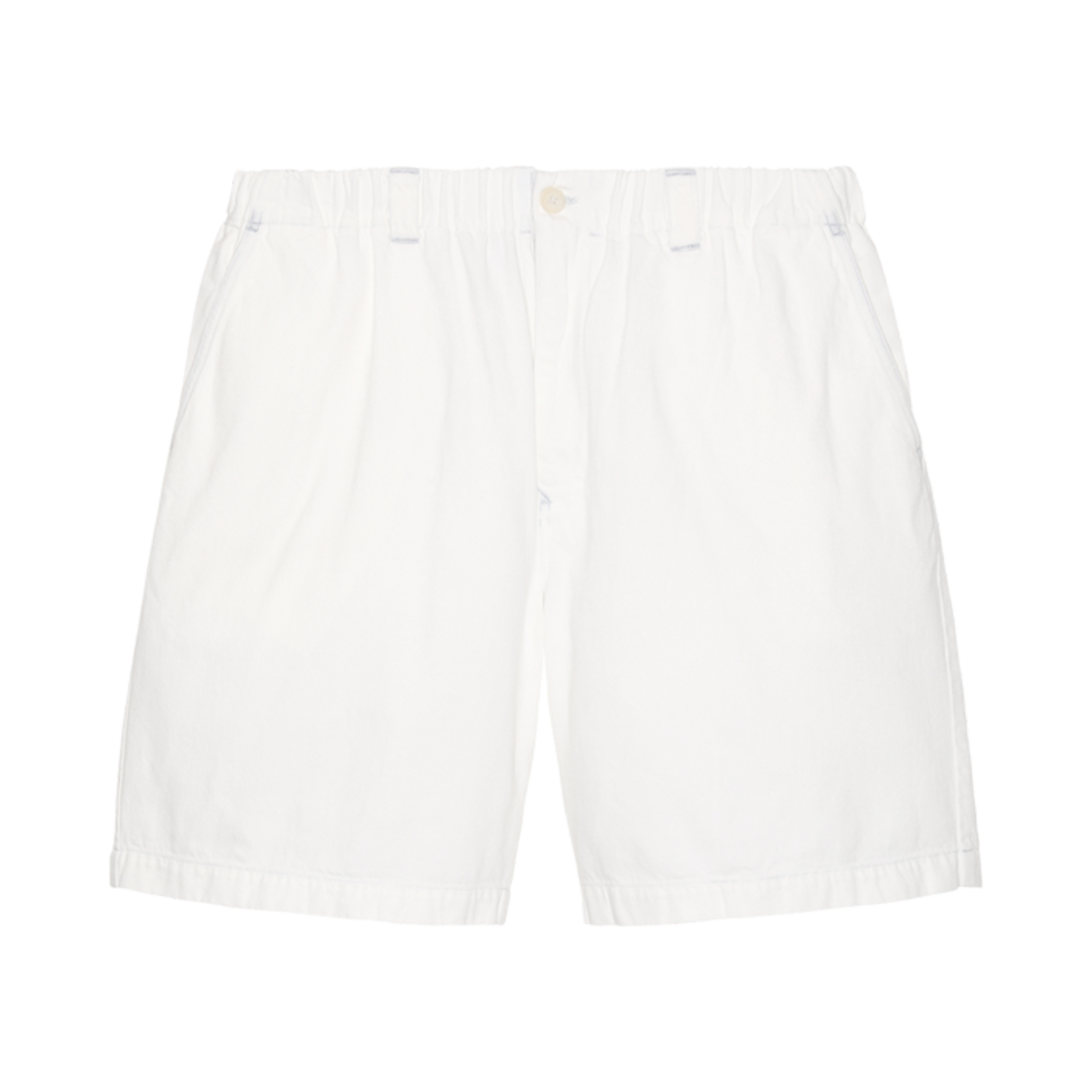 - Cav Empt ULT Bleached Denim Comfort Shorts White - 25SS