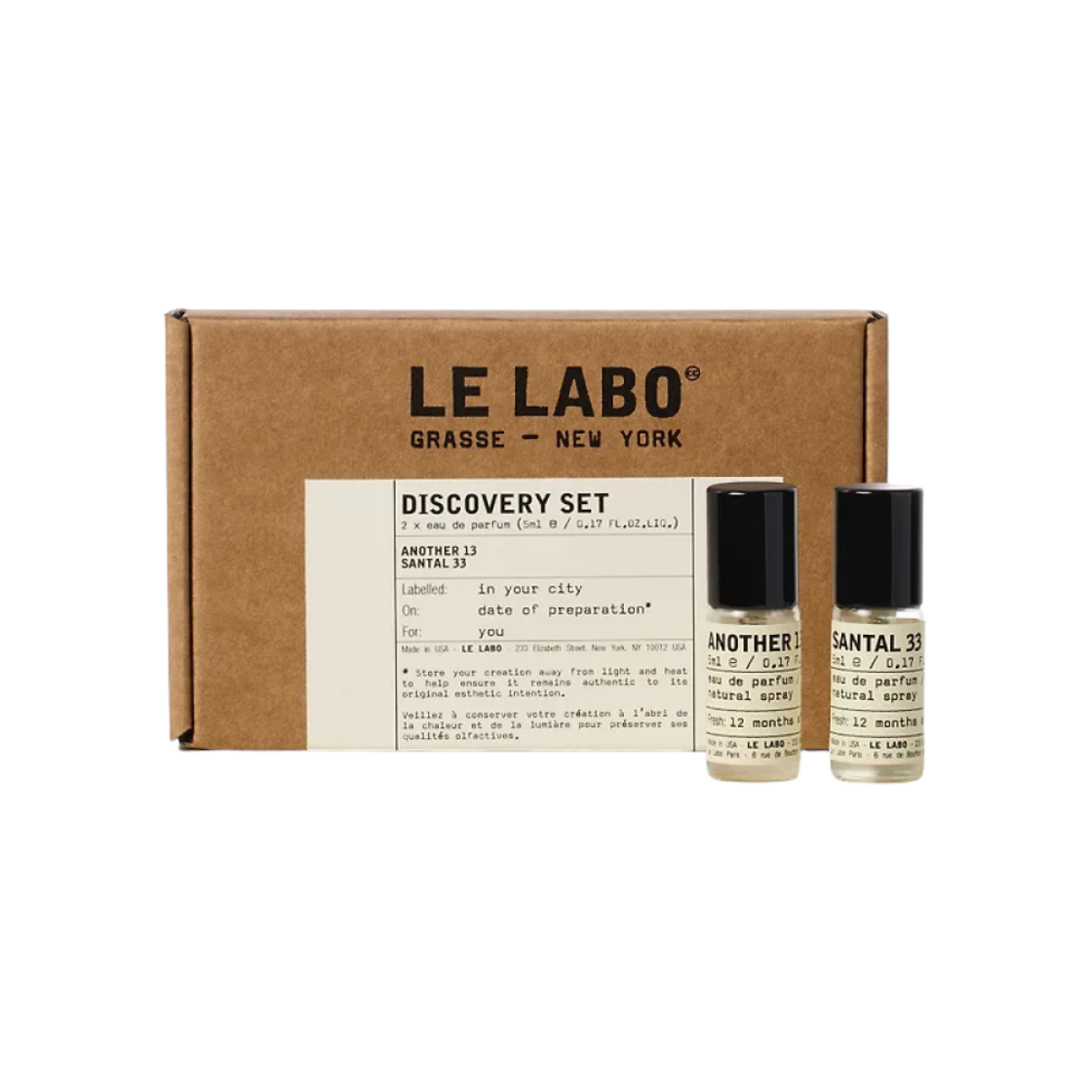 르 라보 디스커버리 세트 클래식 컬렉션 2 x 5ml 어나더 13 상탈 33(Le Labo Discovery Set Classic Collection 2 x 5ml Another 13 Santal 33) - 1