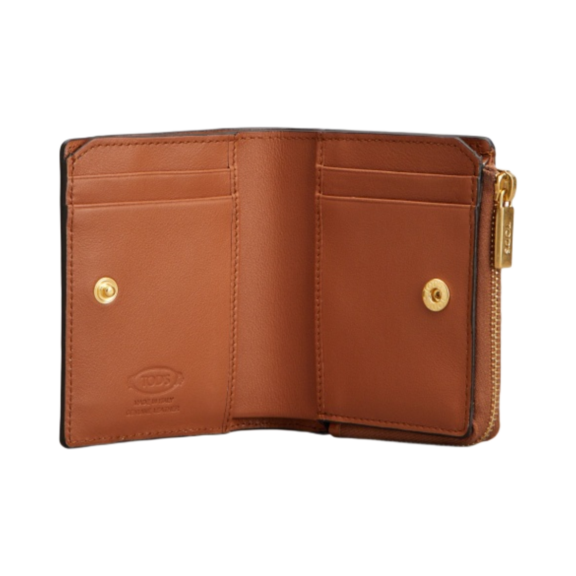 토즈 T 타임리스 레더 월렛 오렌지(Tod's T Timeless Wallet Orange) - 2