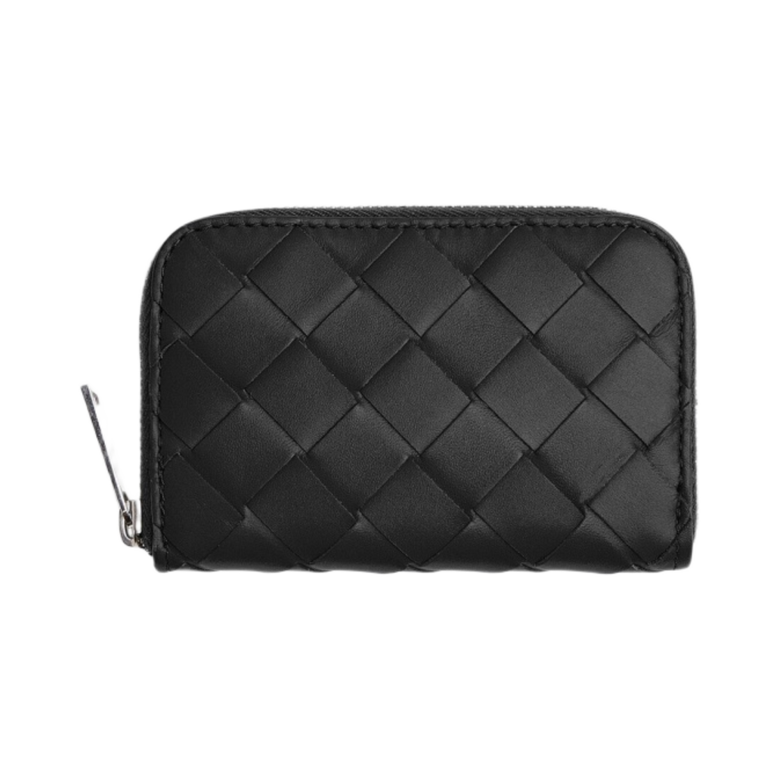 보테가 베네타 지퍼 카드 케이스 블랙(Bottega Veneta Zipped Card Case Black)
