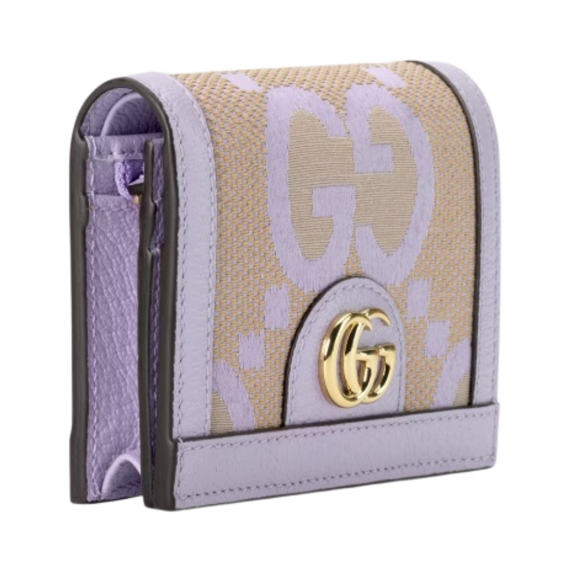 구찌 오피디아 점보 GG 카드 케이스 지갑 베이지 라일락(Gucci Ophidia Jumbo GG Card Case Wallet Beige Lilac) - 2