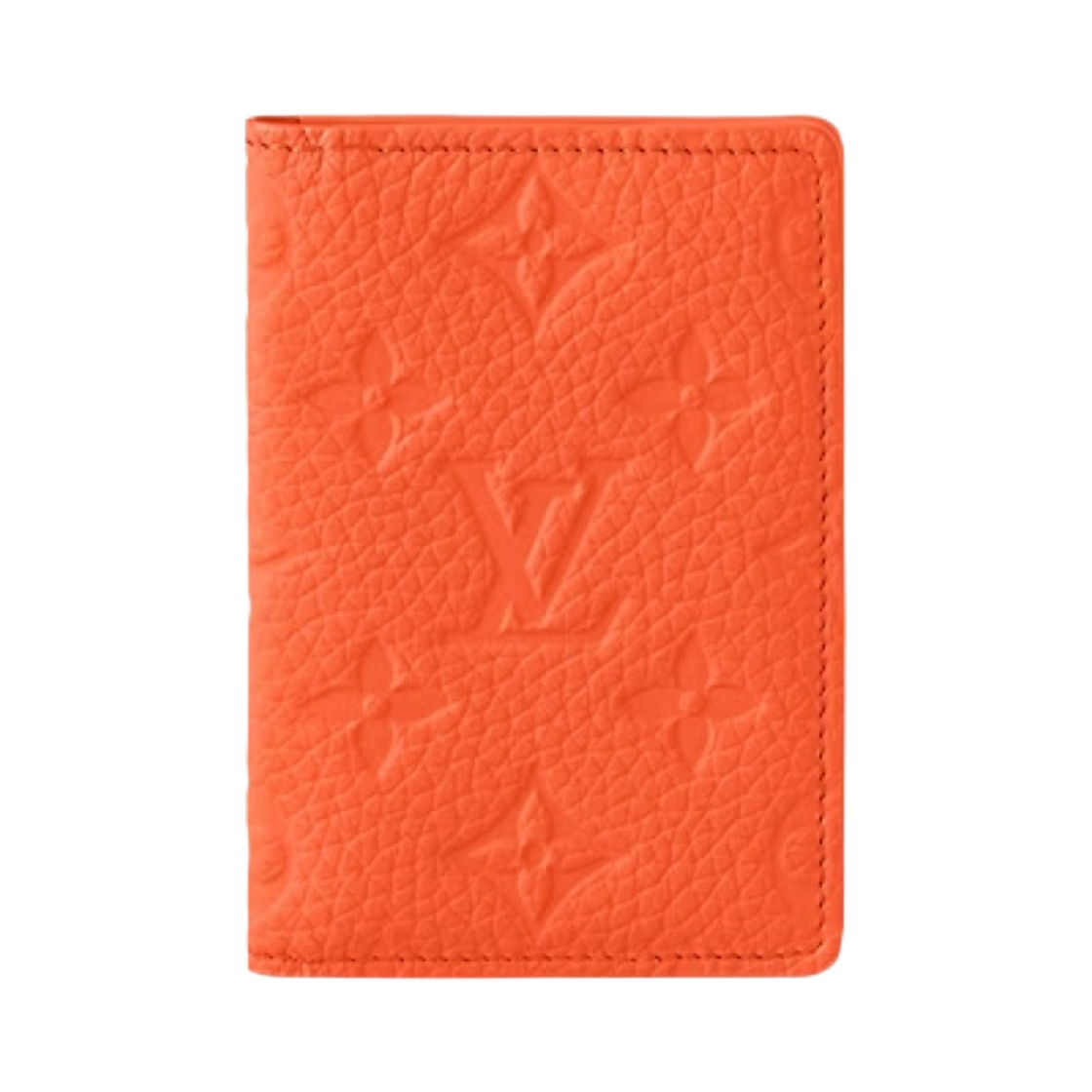M82877 Louis Vuitton Pocket Oragnizer Taurillon Monogram Orange