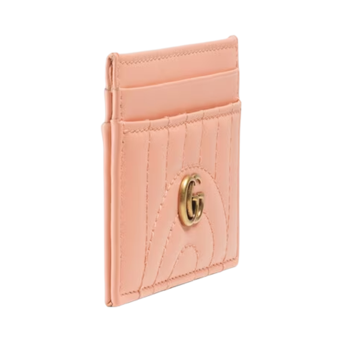 구찌 GG 마몽 카드 케이스 피치(Gucci GG Marmont Card Case Peach) - 2