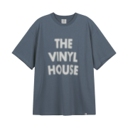 Thevinylhouse Spray Logo T-Shirt Blue