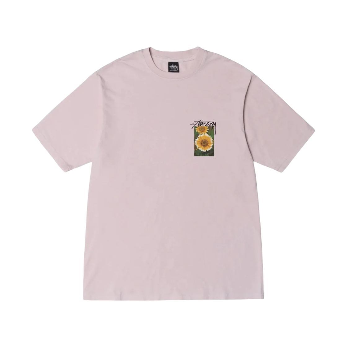 스투시 플라워 그리드 피그먼트 다이드 티셔츠 블러쉬(Stussy Flower Grid Pigment Dyed T-Shirt Blush) - 2