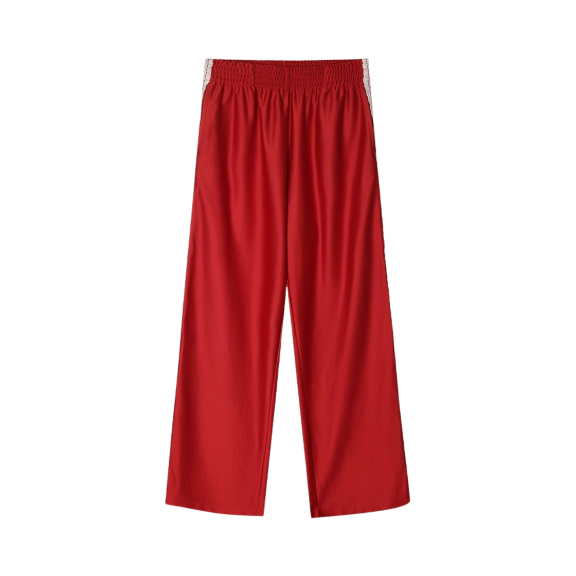 프리터 레이스 트랙 팬츠 레드