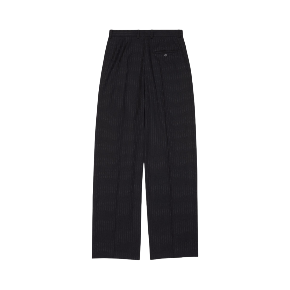 발렌시아가 라지 핏 테일러드 팬츠 블랙(Balenciaga Large Fit Tailored Pants Black) - 2