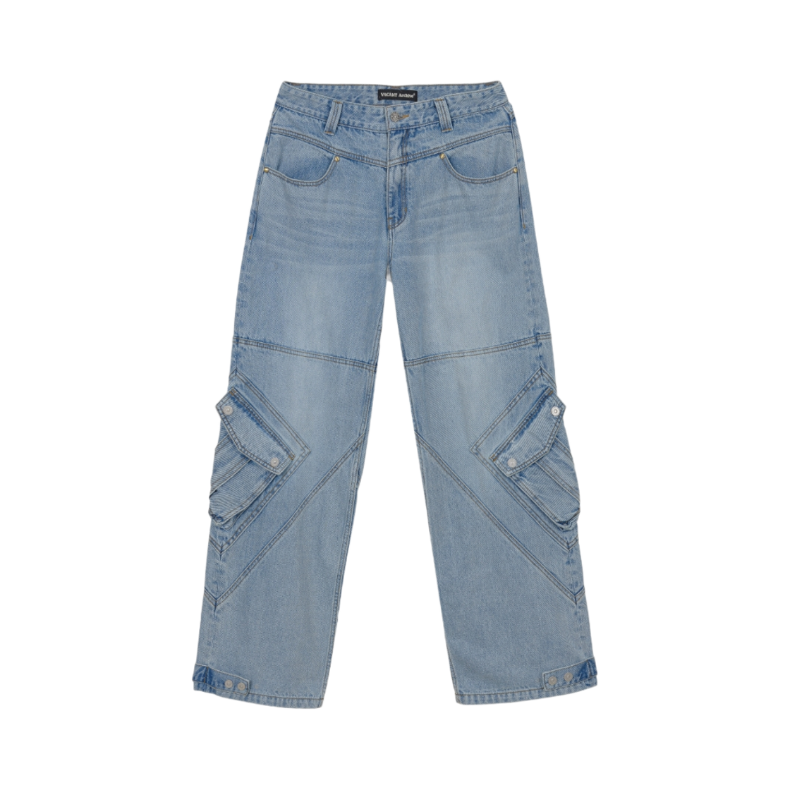 베이컨트 아카이브 스코퍼 엑스 포켓 카고 데님 라이트 블루