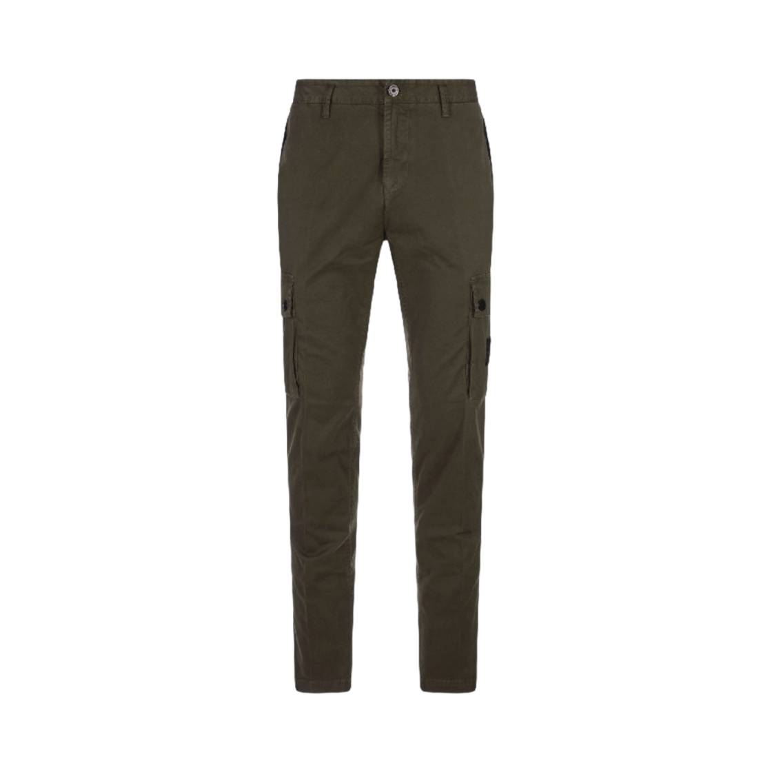 7915303L1-V0158 Stone Island 303L1 Stretch Broken Twill Cotton Garment Dyed Old Effect Cargo Pant Olive Green - 23FW