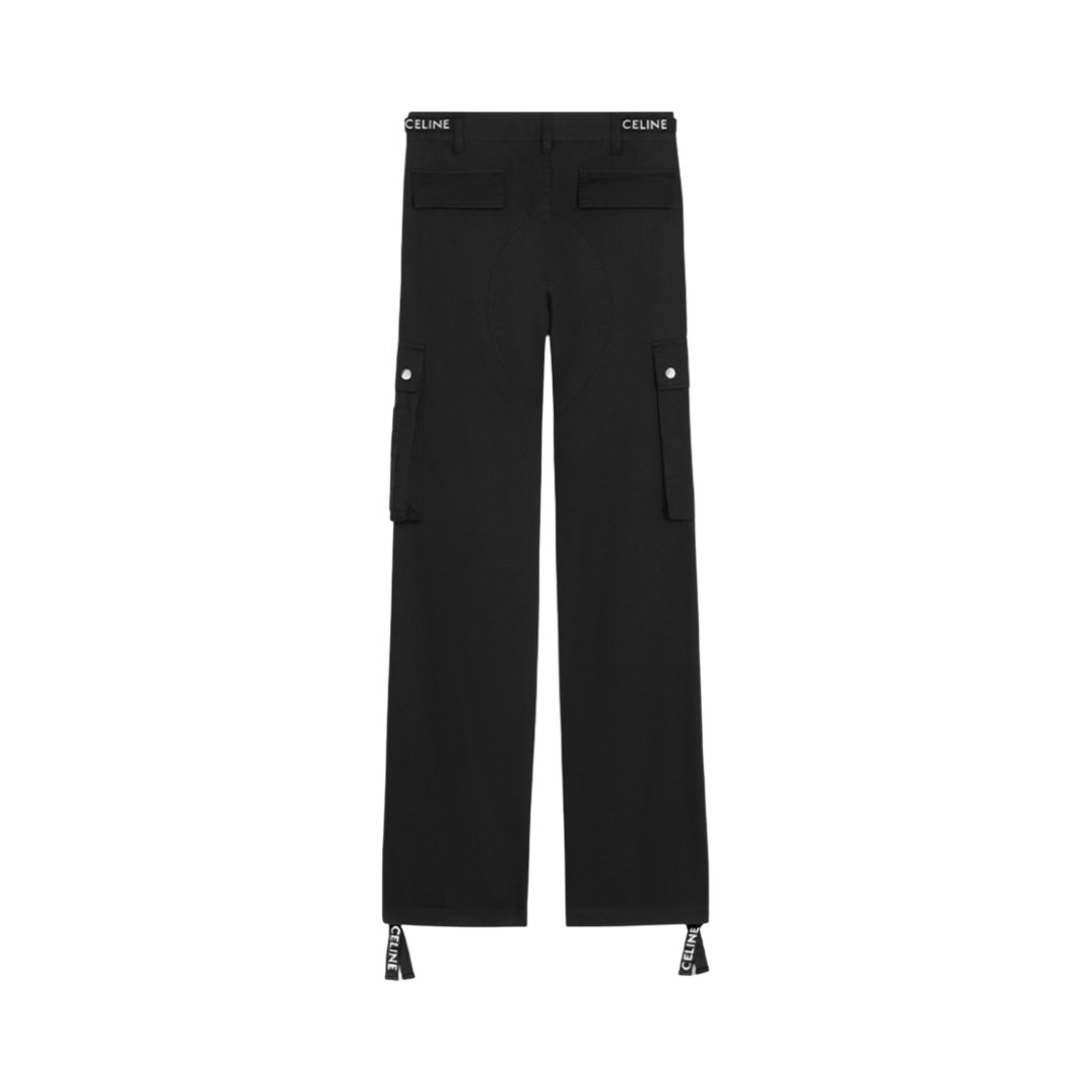 셀린느 카고 팬츠 코튼 리넨 블랙(Celine Cargo Pants in Cotton Linen Black) - 2
