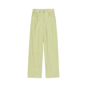 (W) Auralee Finx Corduroy Pants Lime Green