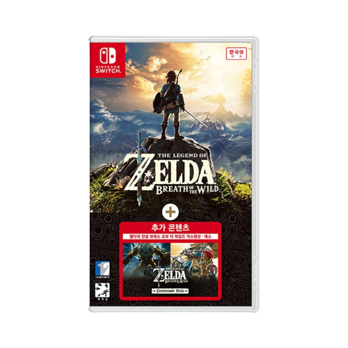 닌텐도 스위치 젤다의 전설 브레스 오브 더 와일드 + 익스팬션 패스 (국내 정식 발매 제품)(Nintendo Switch The Legend of Zelda Breathe of the Wild + Expansion Pass (Korean Ver.))