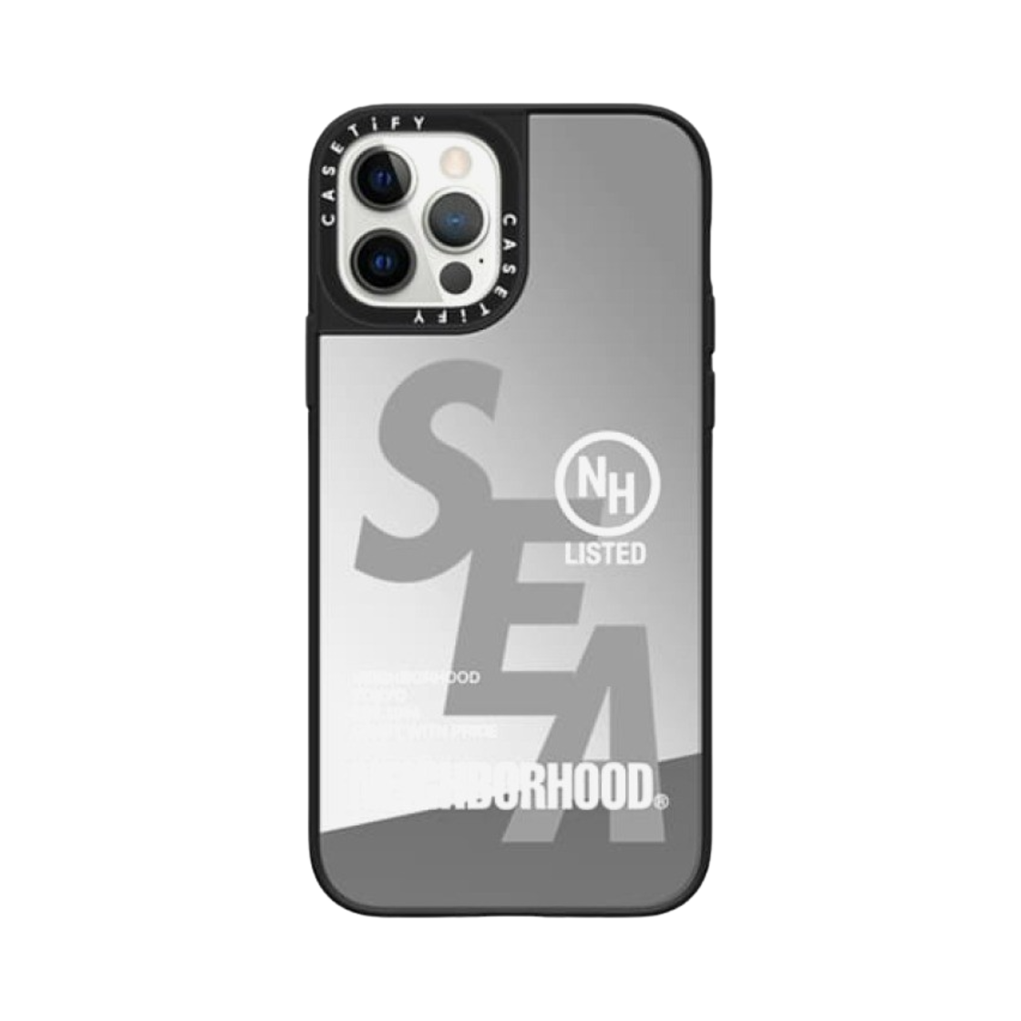 케이스티파이 x 네이버후드 x 윈드 앤 씨 맥세이프 미러 아이폰 케이스 실버(Casetify x Neighborhood x Wind and Sea MagSafe Mirror iPhone Case Silver) - 1