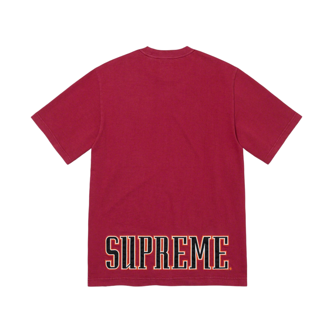 슈프림 콘트라스트 아플리케 숏슬리브 탑 카디널 - 22FW(Supreme Contrast Applique S/S Top Cardinal - 22FW) - 1