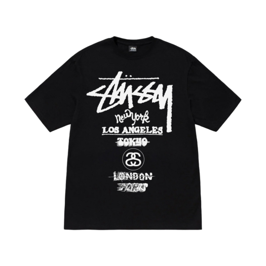 Stussy Tour T-Shirt Black