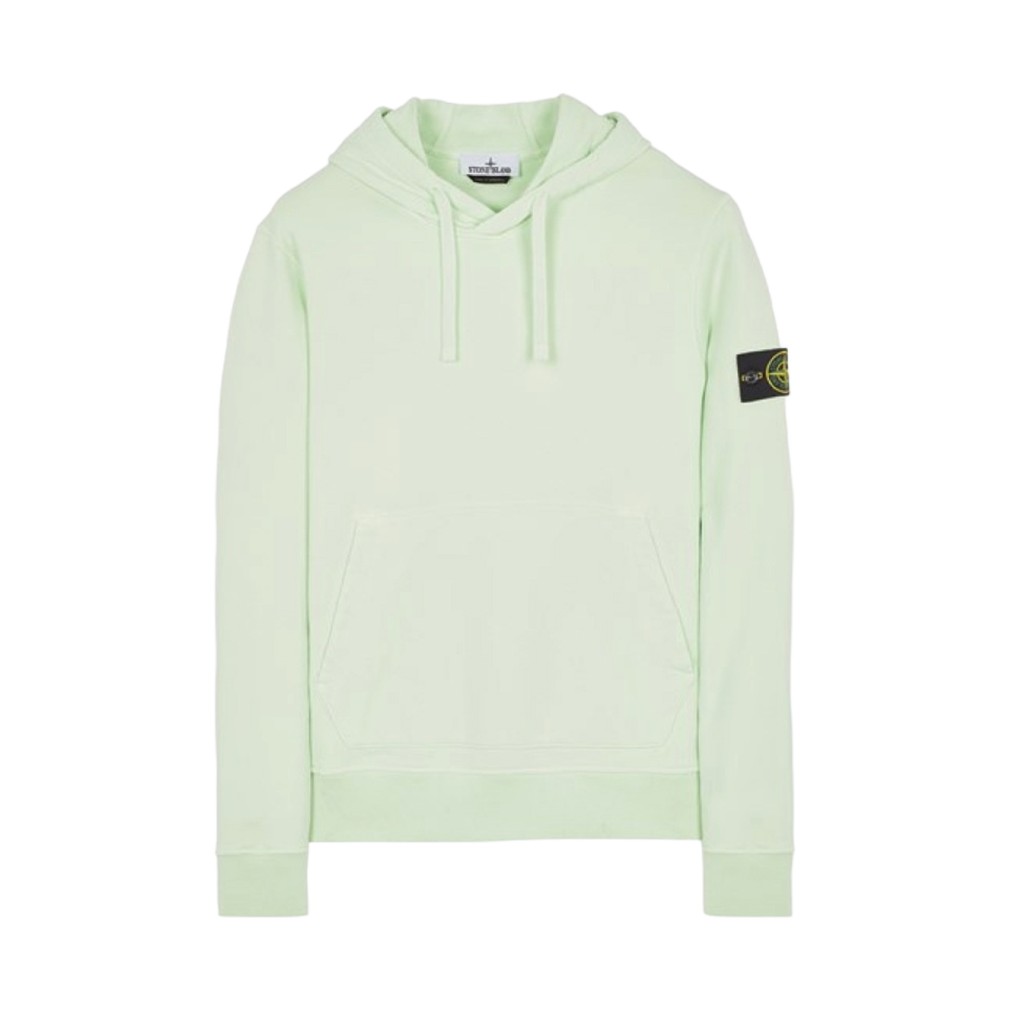 101564151-V0052 Stone Island 64151 Cotton Fleece Hooded Sweatshirt Light Green - 23SS