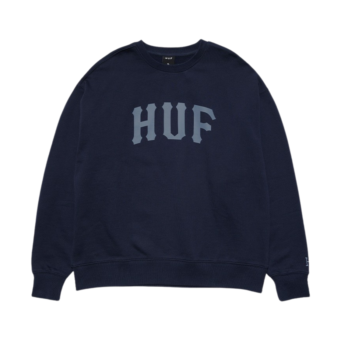 허프 아치 로고 크루넥 V2 네이비 블루