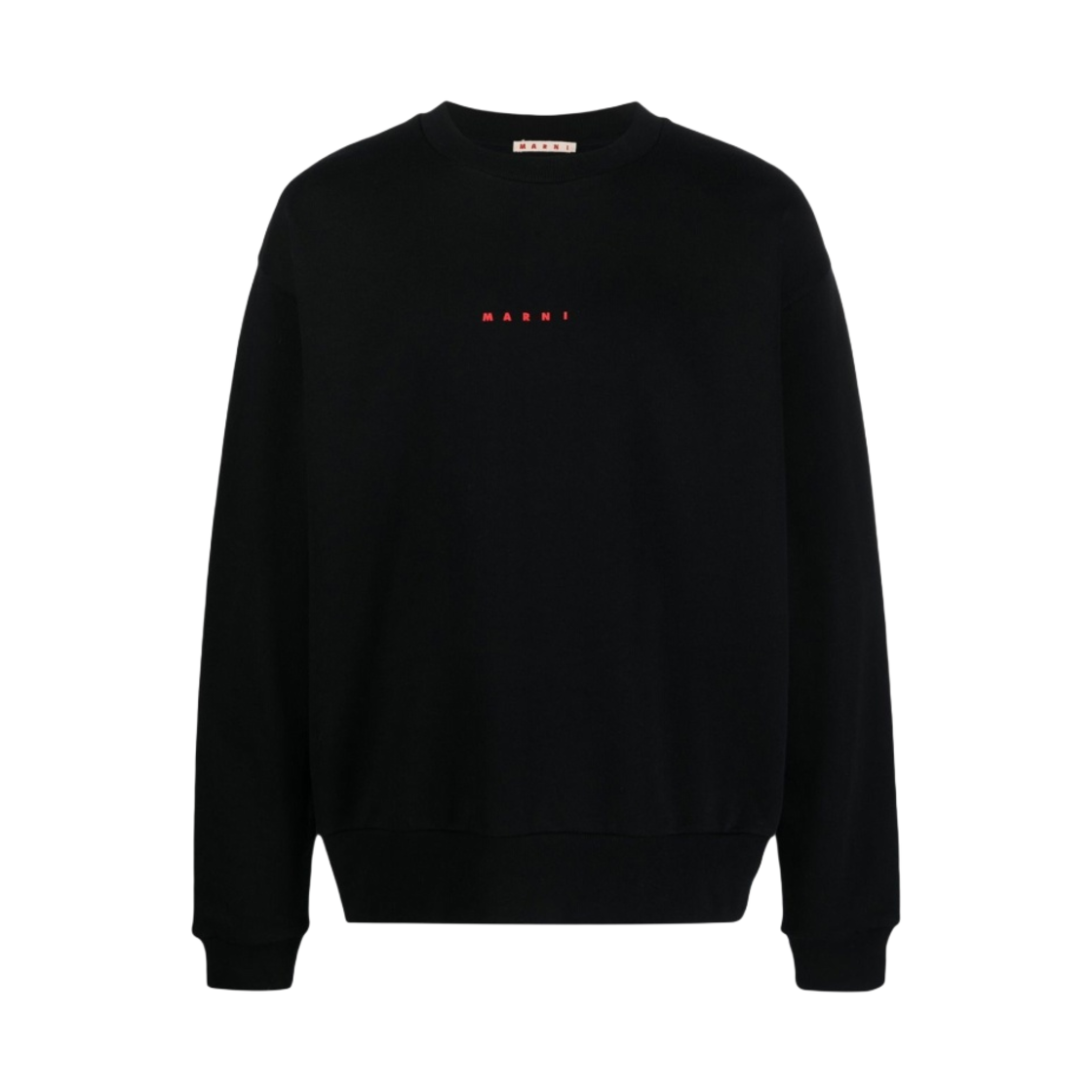 마르니 로고 코튼 스웨트셔츠 블랙(Marni Logo Cotton Sweatshirt Black)