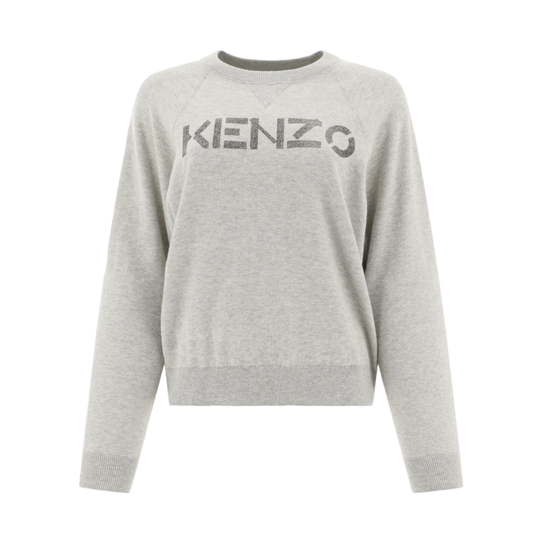 (W) 겐조 로고 스웨트셔츠 페일 그레이((W) Kenzo Logo Sweatshirt Pale Grey) - 1