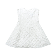 [KREAM 단독] STU Women Embroidery Bumpy Dress White
