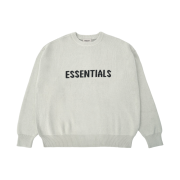 Essentials Knit Pullover Sweater Concrete - Ssense Exclusive