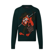 Louis Vuitton Handknit Crewneck Forest Green