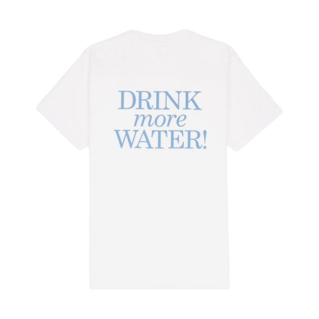 스포티 앤 리치 뉴 드링크 워터 티셔츠 화이트 아틀란틱(Sporty & Rich New Drink Water T-Shirt White Atlantic) - 1