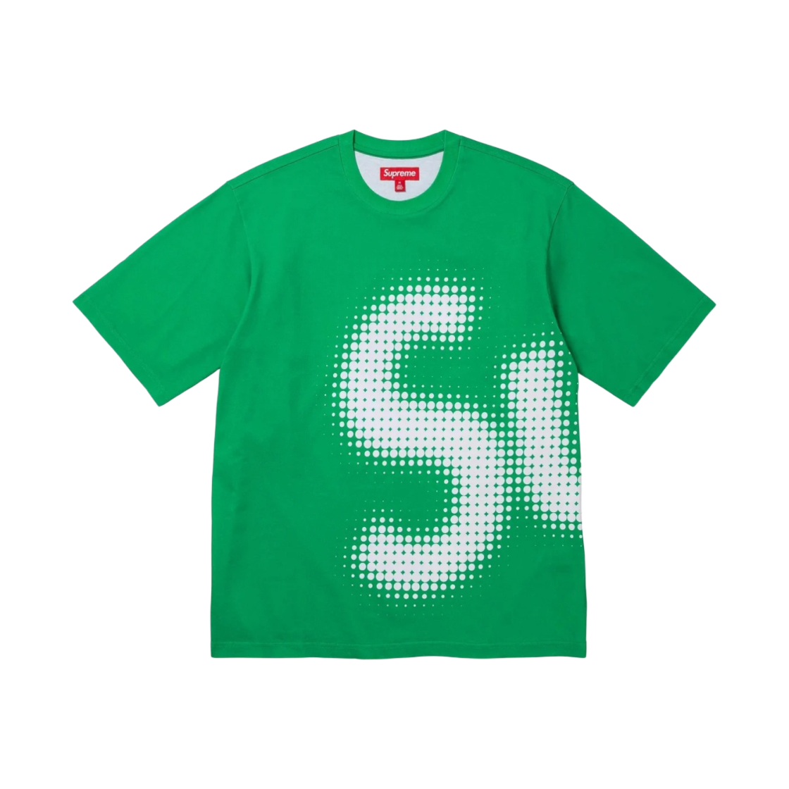 슈프림 할프톤 숏슬리브 탑 브라이트 그린 - 24SS(Supreme Halftone S/S Top Bright Green - 24SS) - 1