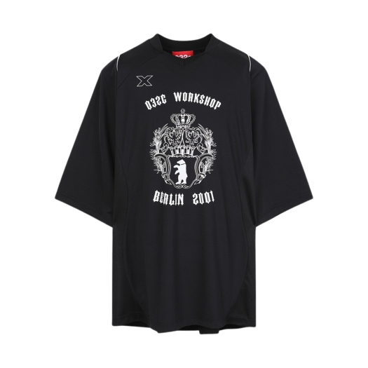 KM4BTSS2C22BK 032c Bar Performance T-Shirt Black