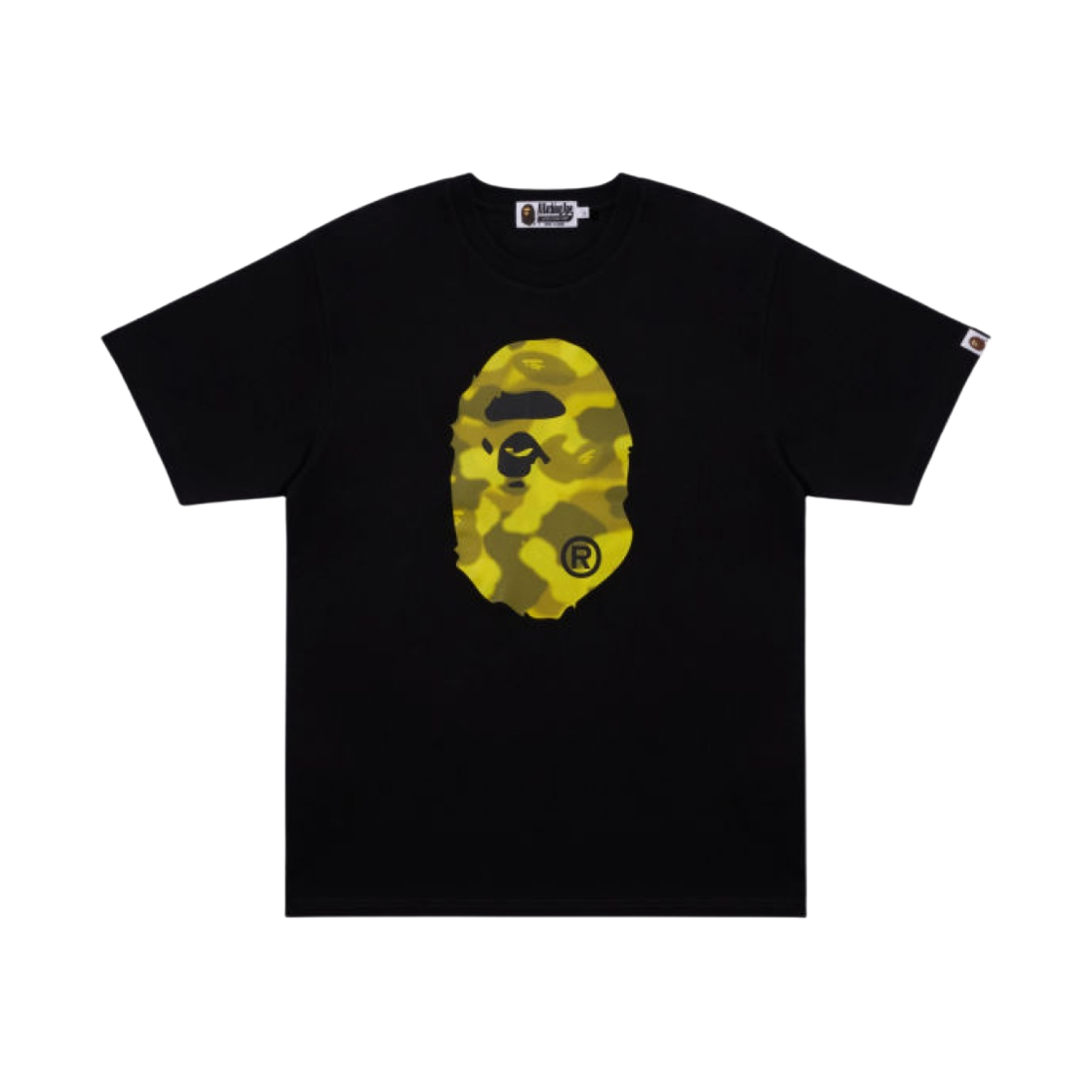 0ZXTEMS00002K BAPE Radiation Camo Big Ape Head T-Shirt Black